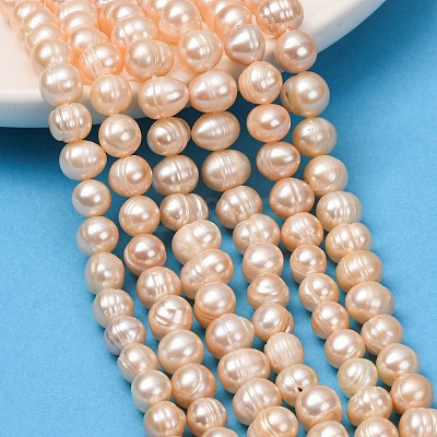 Natural Cultured Freshwater Pearl Beads Strands PA-CBABE82-16-1