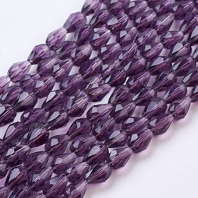 Glass Beads Strands X-GLAA-R024-6x4mm-2-1