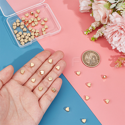 60Pcs Brass Beads KK-UN0002-33-1