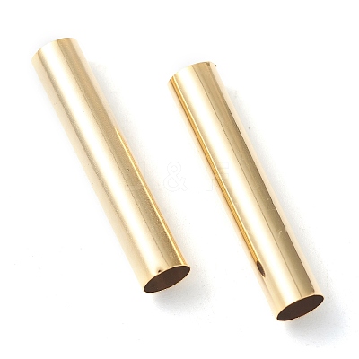 Brass Tube Beads LS-KK-Y003-73H-G-1