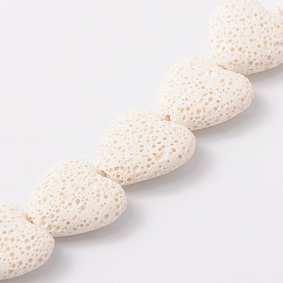 Dyed Natural Lava Rock Bead Strands G917-1-1