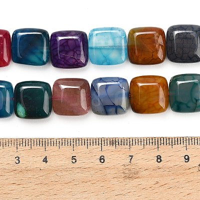 Natural Dragon Veins Agate Beads Strands GG-L001-K01-01F-1