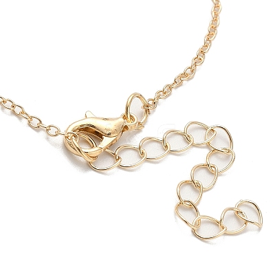 3Pcs Alloy Rhinestones Anklets LS-AJEW-S083-01G-08-1