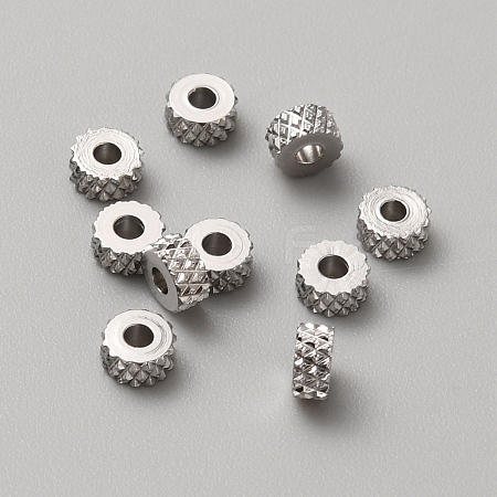 201 Stainless Steel Spacer Beads FIND-WH0161-53A-1