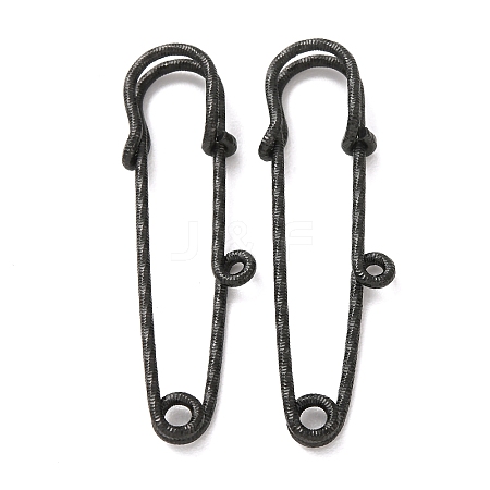 304 Stainless Steel Safety Pins Brooch Findings STAS-C181-01E-B-1