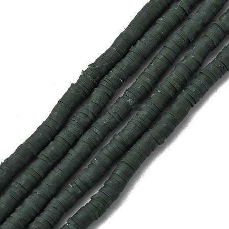 Handmade Polymer Clay Beads Strands LS-CLAY-R089-4mm-Q081-1
