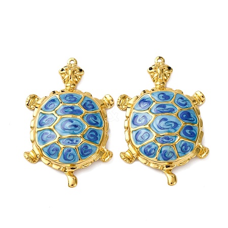 304 Stainless Steel Enamel Big Pendants X-STAS-L299-24G-02-1