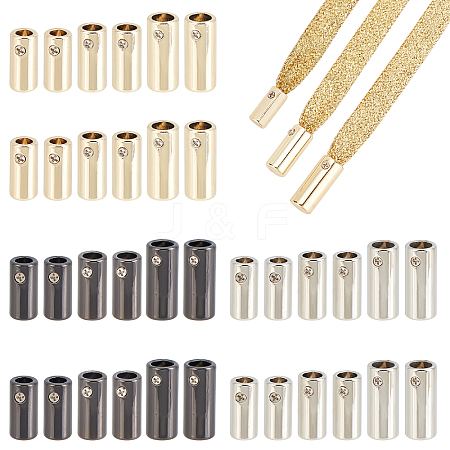   54Sets 9 Style Zinc Alloy Cord Ends FIND-PH0003-69-1