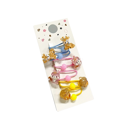 3 Pairs 3 Styles Cute Children's Hair Clips PW-WG4041C-01-1