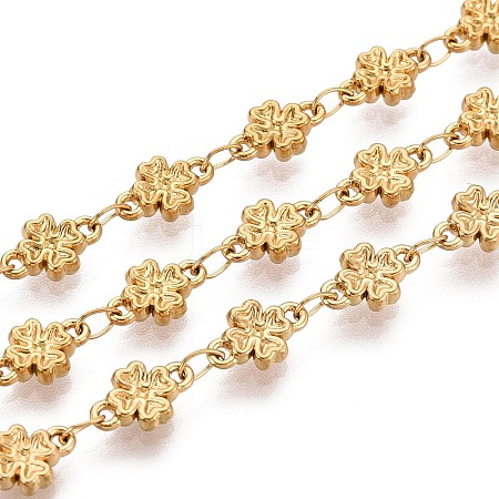 5M 304 Stainless Steel Flower Link Chains CHS-T071-53G-1