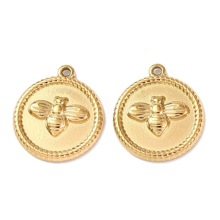 304 Stainless Steel Pendants STAS-P432-01C-G-1