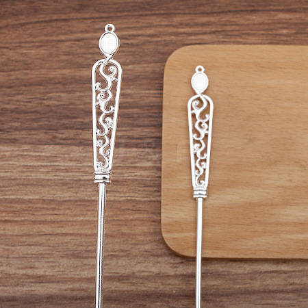 Alloy Hair Sticks Findings PW-WG14FAC-01-1