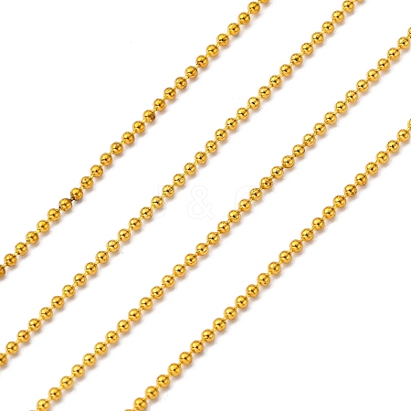 Faceted Brass Ball Chains X-CHC-C002-1.2mm-G-1