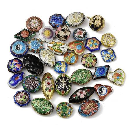 Handmade Cloisonne Beads CLB-Z001-13G-1
