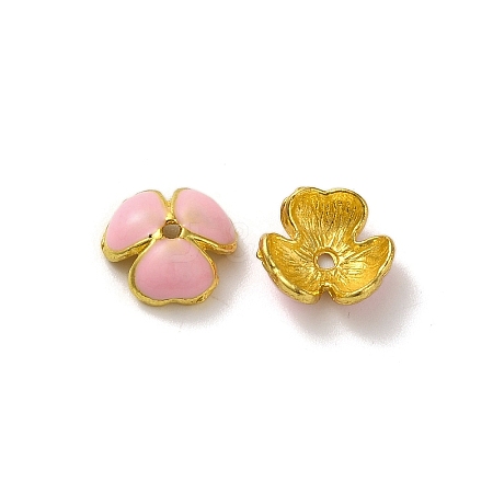 Alloy Enamel Beads Caps FIND-G074-02N-1