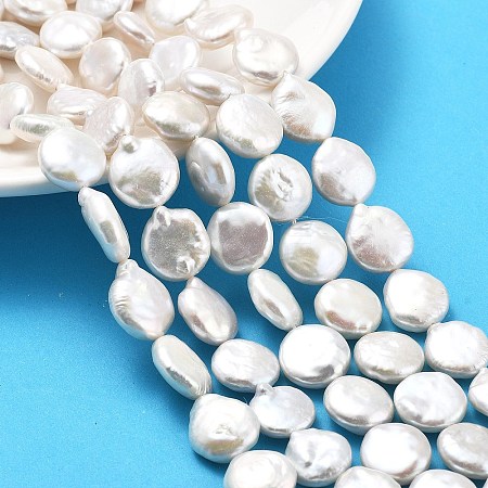 Natural Baroque Keshi Pearl Beads Strands PEAR-B004-16F-03A-1