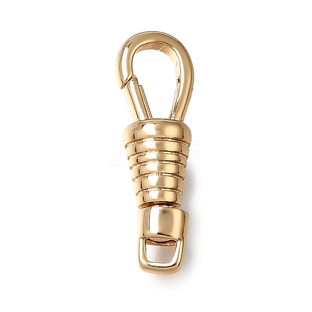 Brass Swivel Clasps KK-CBA4292-04G-1