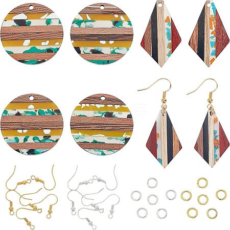 Olycraft DIY Dangle Earring Making Kits DIY-OC0005-96-1