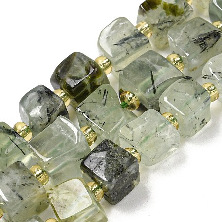 Natural Prehnite Beads Strands G-G053-B12-01B-1