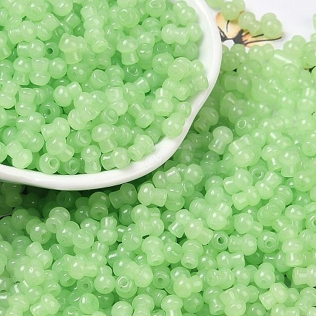 Transparent Colours Glass Seed Beads SEED-R001-01K-1