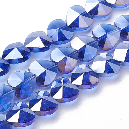 Electroplate Glass Beads LS-EGLA-Q091-10mm-A07-1
