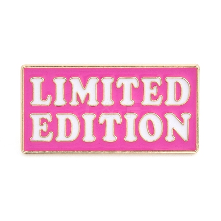 Word Limited Edition Enamel Pins JEWB-D279-02G-1