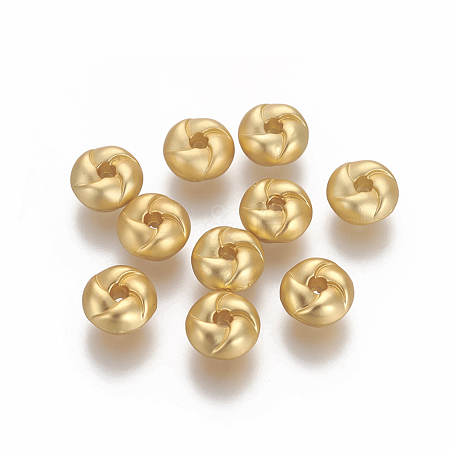 Brass Spacer Beads KK-O122-03MG-1
