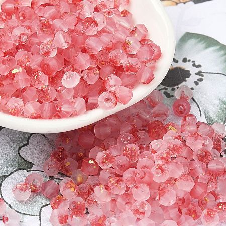 Frosted Glass Beads FGLA-D300-01C-1