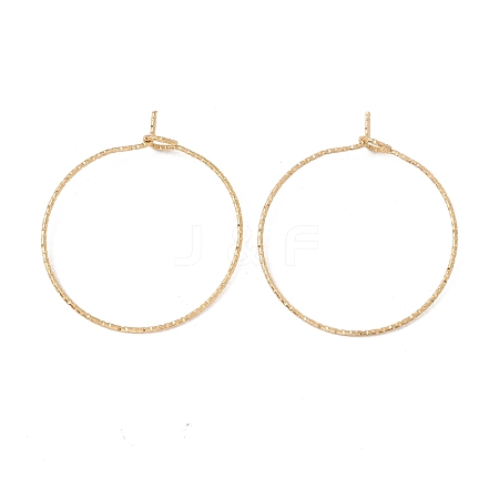 Ion Plating(IP) 316 Surgical Stainless Steel Hoop Earrings Findings STAS-D183-02G-02-1