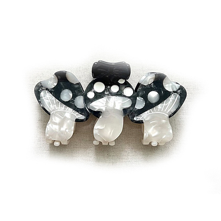 Mushroom Cellulose Acetate Claw Hair Clips PW-WGD7A1A-02-1