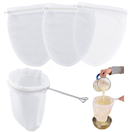 2 Styles Non-Woven Fabric Filter Bag AJEW-CP0010-65B-1