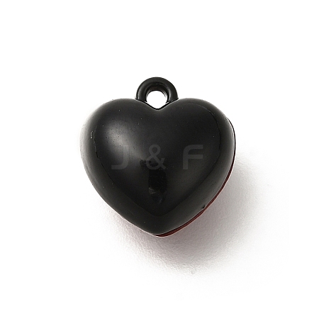 Red and Black Double Screen Alloy Pendants FIND-Z067-01B-09-1