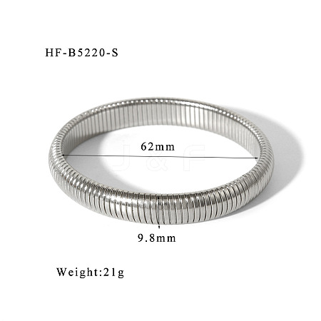 304 Stainless Steel Stretch Bangles FS-WG92846-02-1