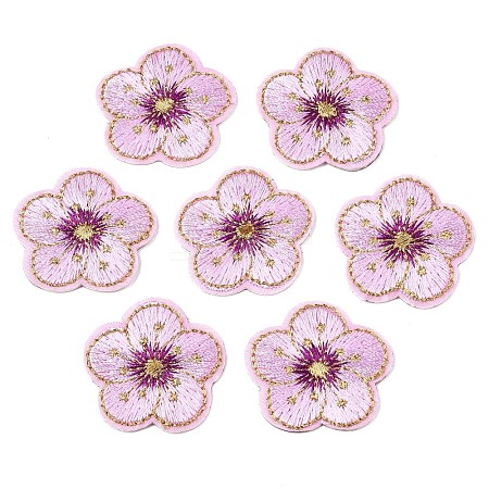 Computerized Embroidery Non Woven Fabric Self-adhesive Patches X-AJEW-T010-02E-1