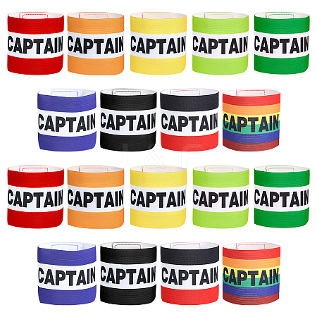 18Pcs 9 Colors Polyester Elastic Armband DIY-ME0003-14-1