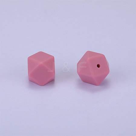 Hexagonal Silicone Beads SI-JX0020A-78-1