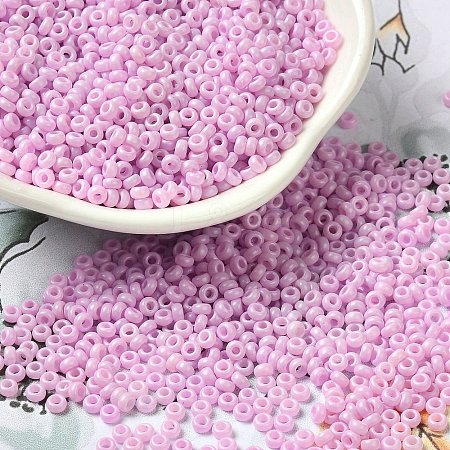 Baking Paint Glass Seed Beads SEED-P006-03A-11-1