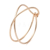 Copper Wire Wrapped Criss Cross Finger Rings RJEW-JR00737-S-1