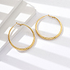 304 Stainless Steel Big Hoop Earrings ZF8323-1-1