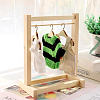 GOMAKERER 12Pcs Wood Doll Clothes Hangers AJEW-GO0001-22B-6