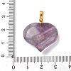 Natural Banded Amethyst Pendants G-B188-02G-03-3