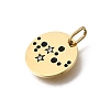 Twelve Constellations 304 Stainless Steel Enamel Pendants STAS-A148-01G-08-2