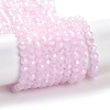 Electroplate Glass Beads Strands EGLA-A035-J4mm-A02-1