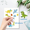 16 Sheets 8 Styles PVC Waterproof Wall Stickers DIY-WH0345-185-3