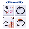 Acrylic Base for Hair Tie Making X-SACR-S303-005-3