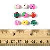 72Pcs 9 Styles Fruits Theme Handmade Polymer Clay Beads CLAY-FS0001-42-5
