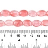 Cherry Quartz Glass Beads Strands G-M206-35-5