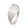 304 Stainless Steel Open Cuff Ring for Women RJEW-F160-05P-1