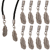 12Pcs Alloy Cord Ends FIND-GF0009-10AS-1