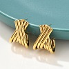304 Stainless Steel Stud Earrings EJEW-M073-02G-4